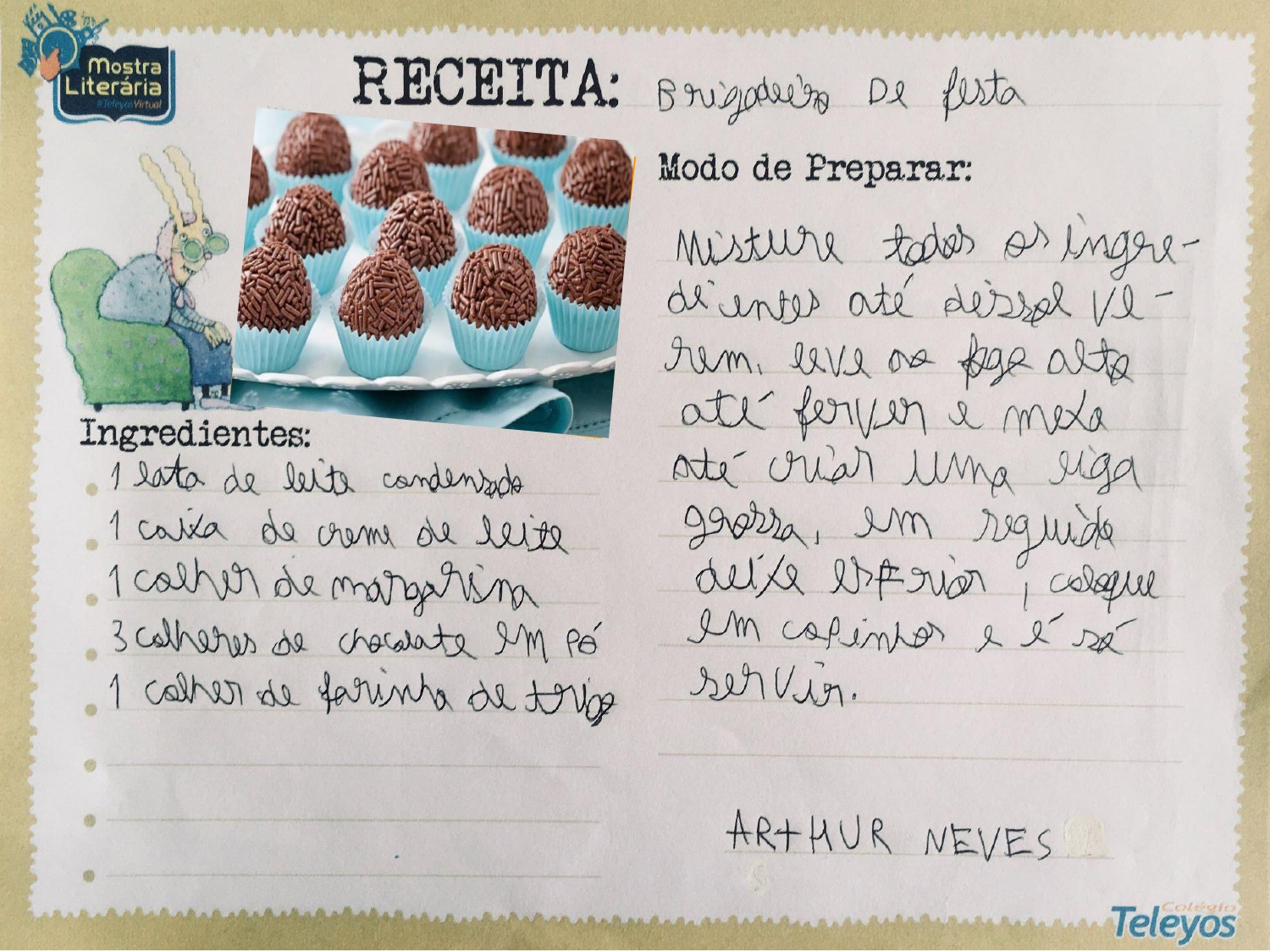 ARTHUR NEVES DE SOUSA - Brigadeiro de festa